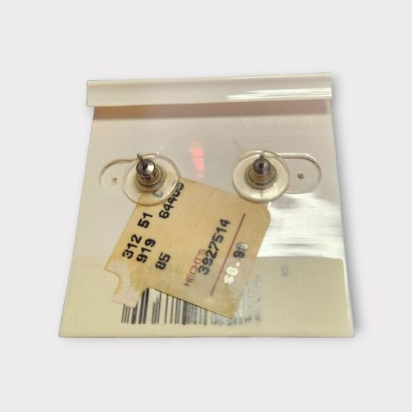 Vintage Richelieu Faux Pearl and Rhinestone Drop Earrings - Picture 3 of 3